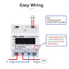 60A TUYA Single Phase WIFI Smart Energy Meter MODBUS kWh Pre-Payment